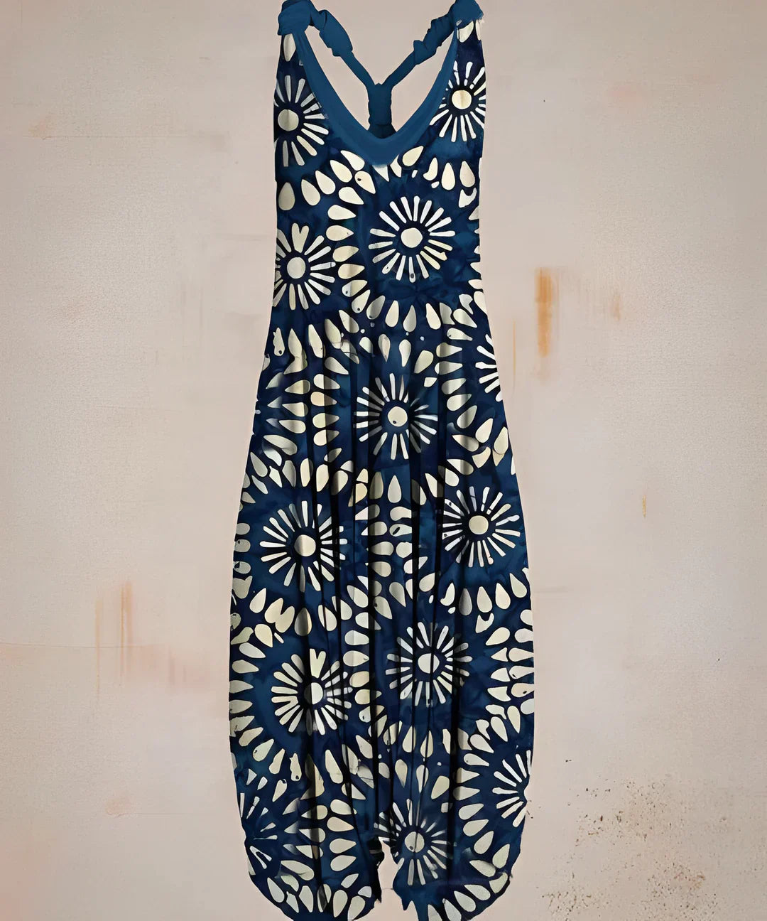 Lisa - printet boho jumpsuit for kvinner