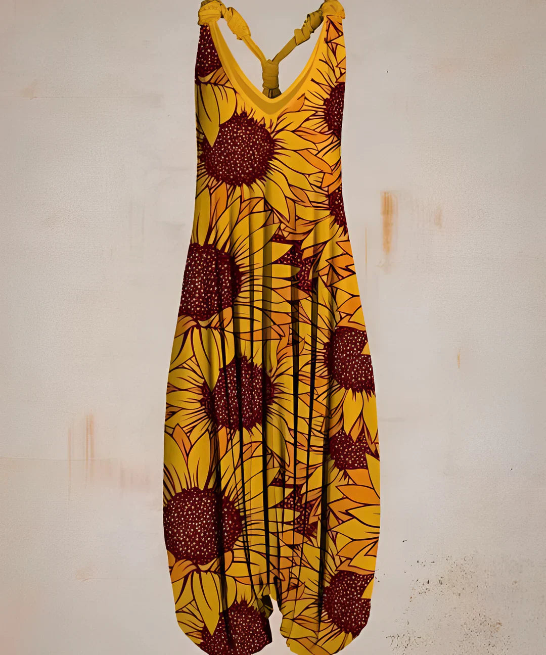 Lisa - printet boho jumpsuit for kvinner