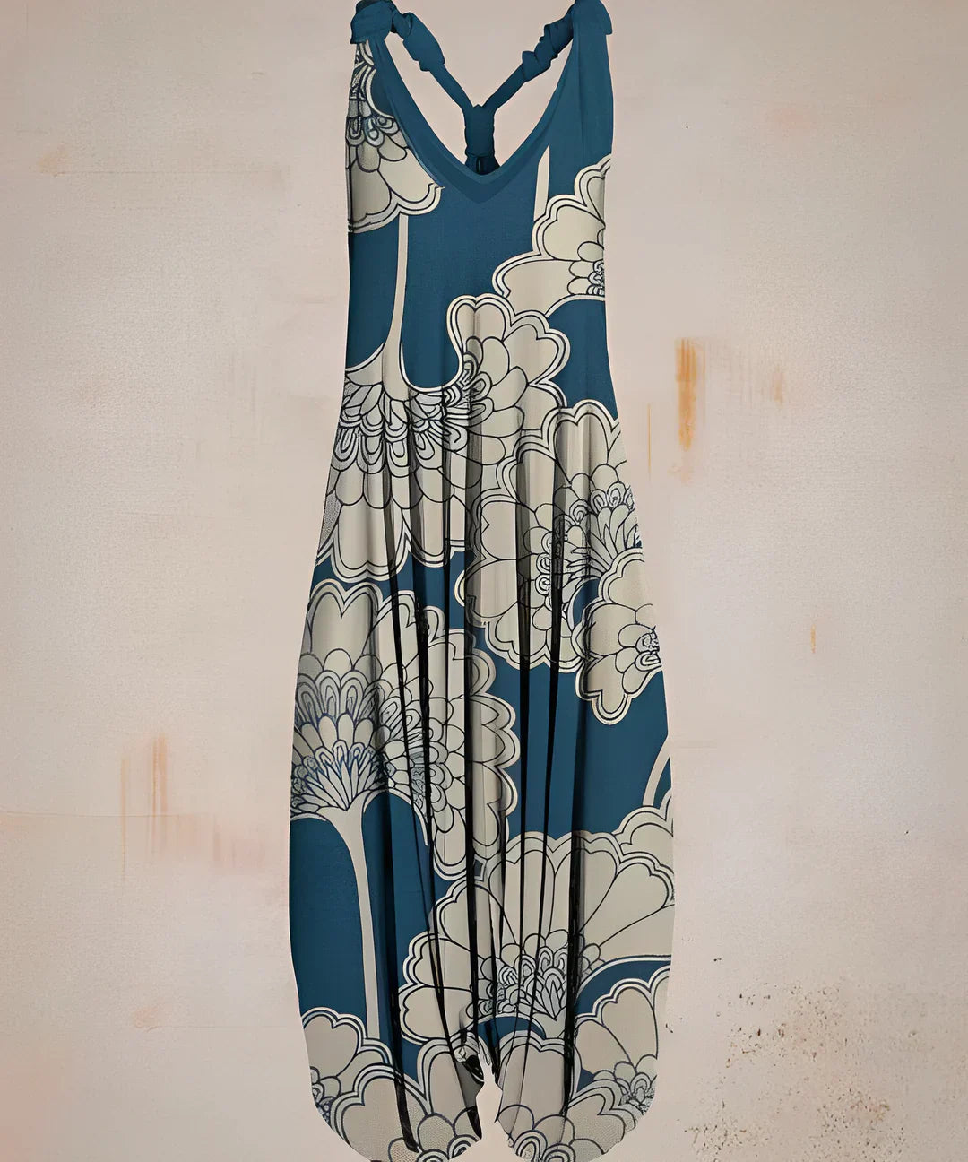 Lisa - printet boho jumpsuit for kvinner