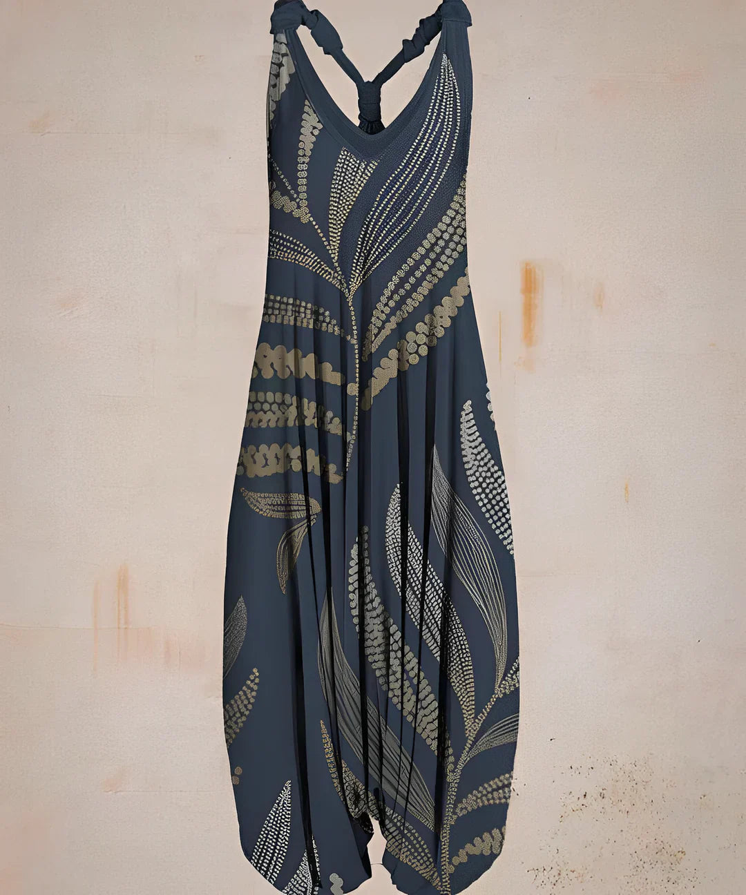 Lisa - printet boho jumpsuit for kvinner