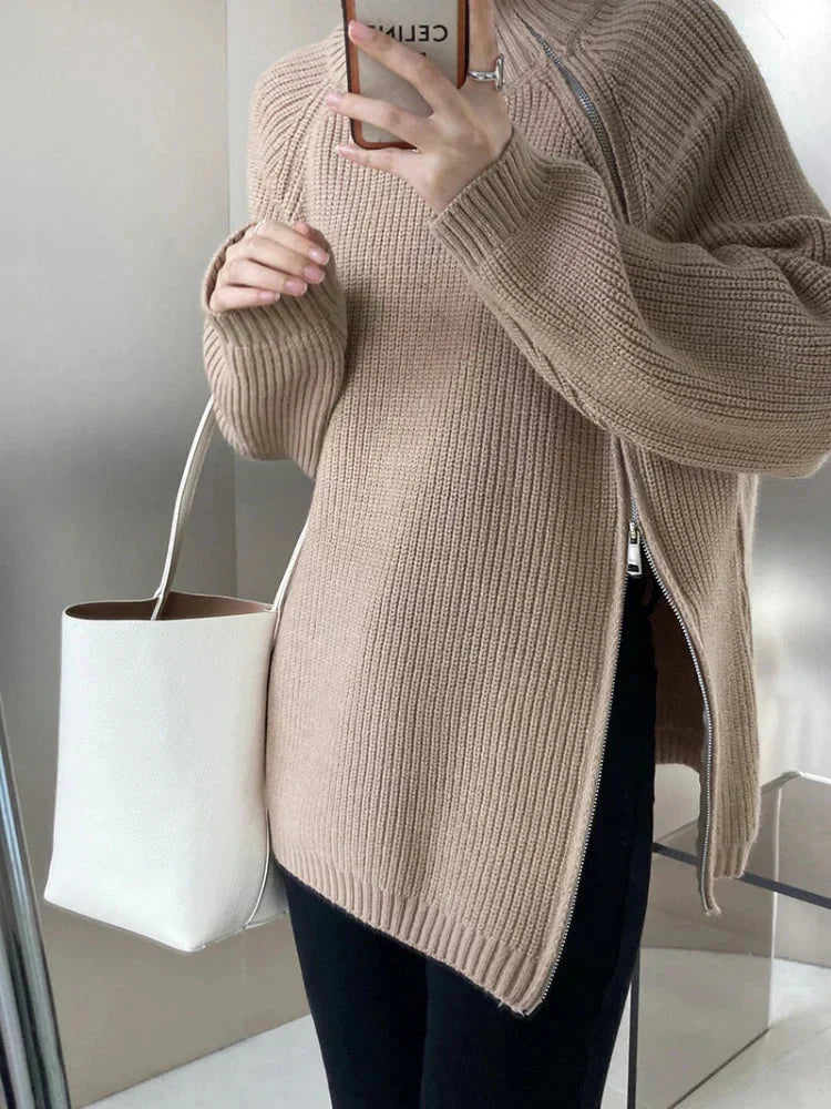Perla - klassischer gestreifter retro-pullover