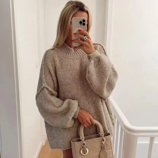 Desiree - kuscheliger strickpullover für den winter