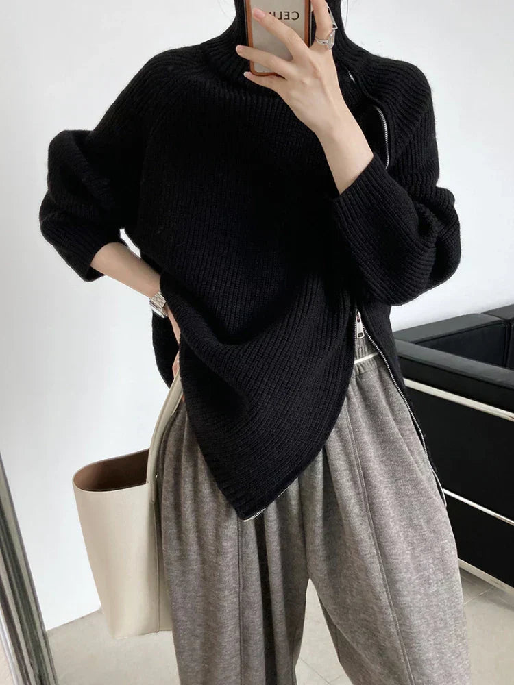 Perla - klassischer gestreifter retro-pullover