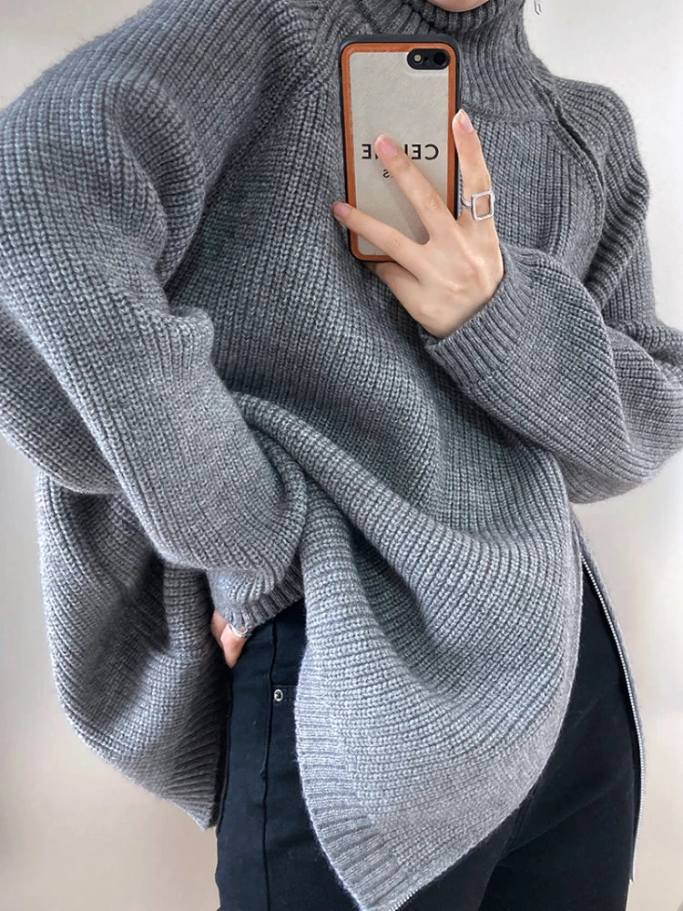 Perla - klassischer gestreifter retro-pullover