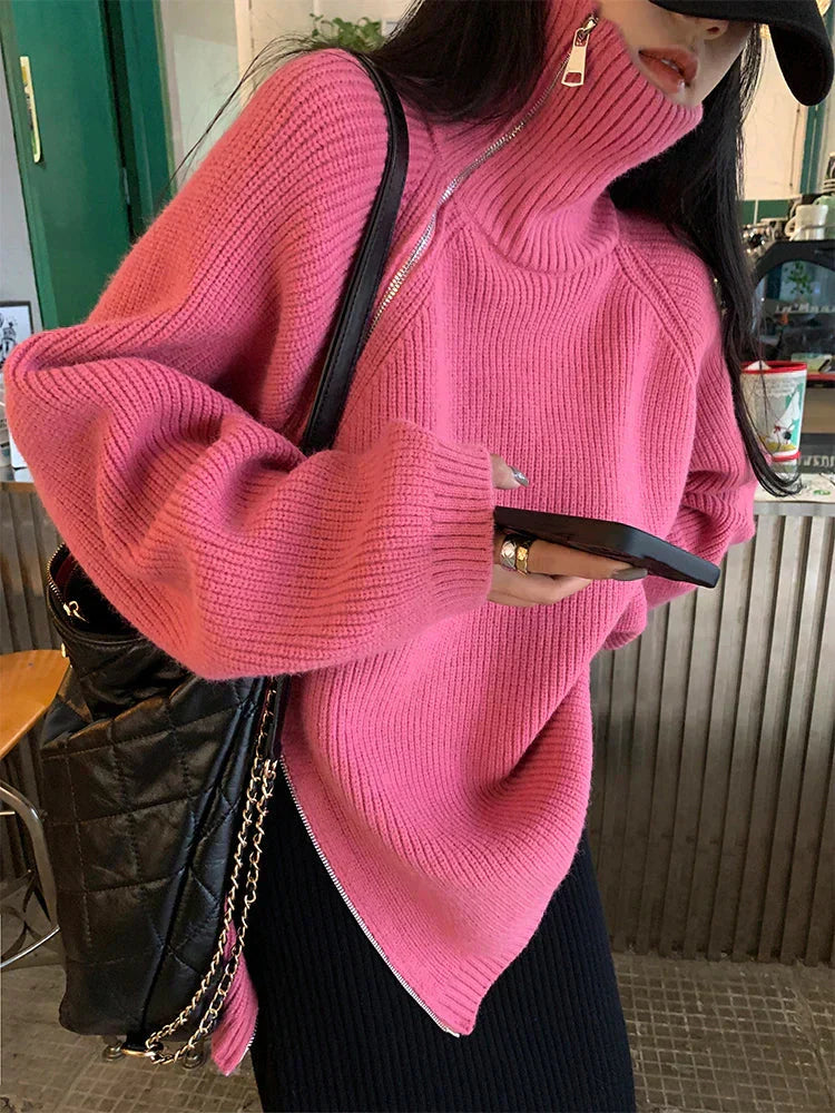 Perla - klassischer gestreifter retro-pullover