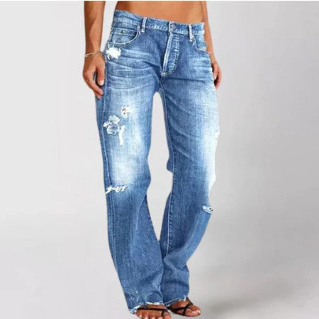 Brooklyn løse denimjeans for kvinner
