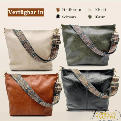 MONIKAS TASCHE - (Unsere Favoritin) - Schulter Tasche mit Verzierung