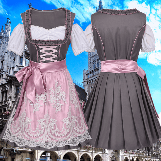 Florentia | Dirndlkleid mit Spitzenschürze und Faltrock für Frauen