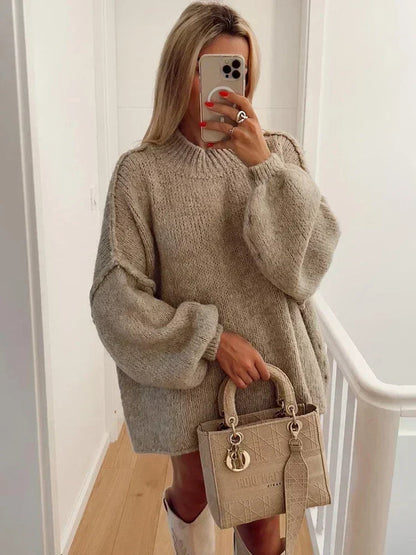Desiree - kuscheliger strickpullover für den winter