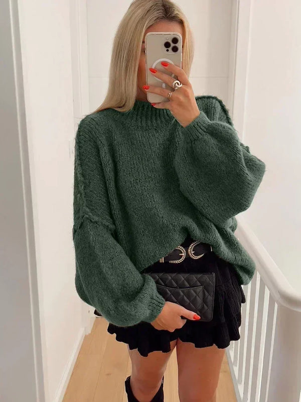 Desiree - kuscheliger strickpullover für den winter