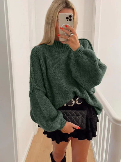 Desiree - kuscheliger strickpullover für den winter
