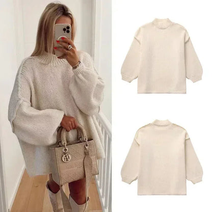 Desiree - kuscheliger strickpullover für den winter