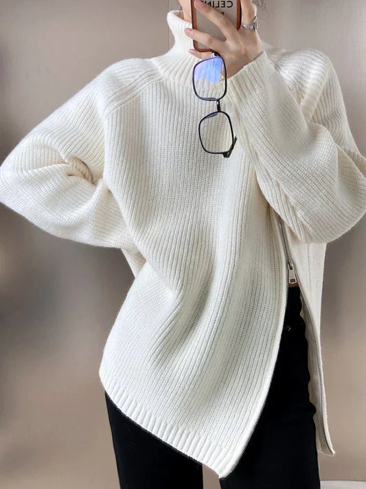 Perla - klassischer gestreifter retro-pullover