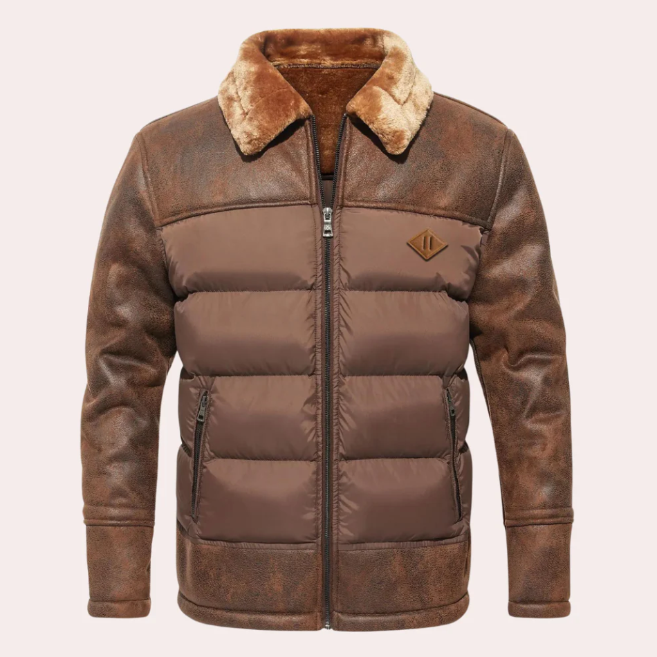 Ferran - kuschelige winterjacke für herren