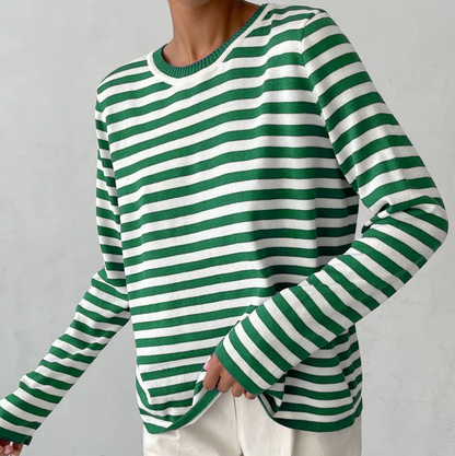 Nachsommer's gestreiftes langarmshirt
