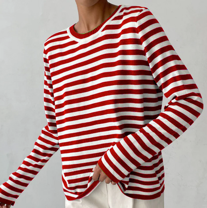 Nachsommer's gestreiftes langarmshirt