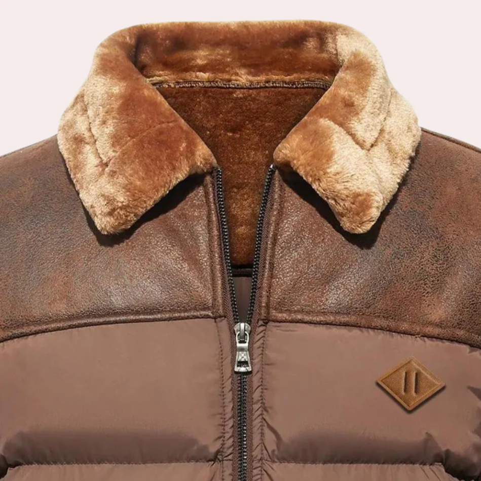 Ferran - kuschelige winterjacke für herren
