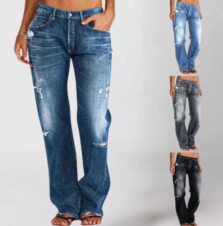 Brooklyn løse denimjeans for kvinner