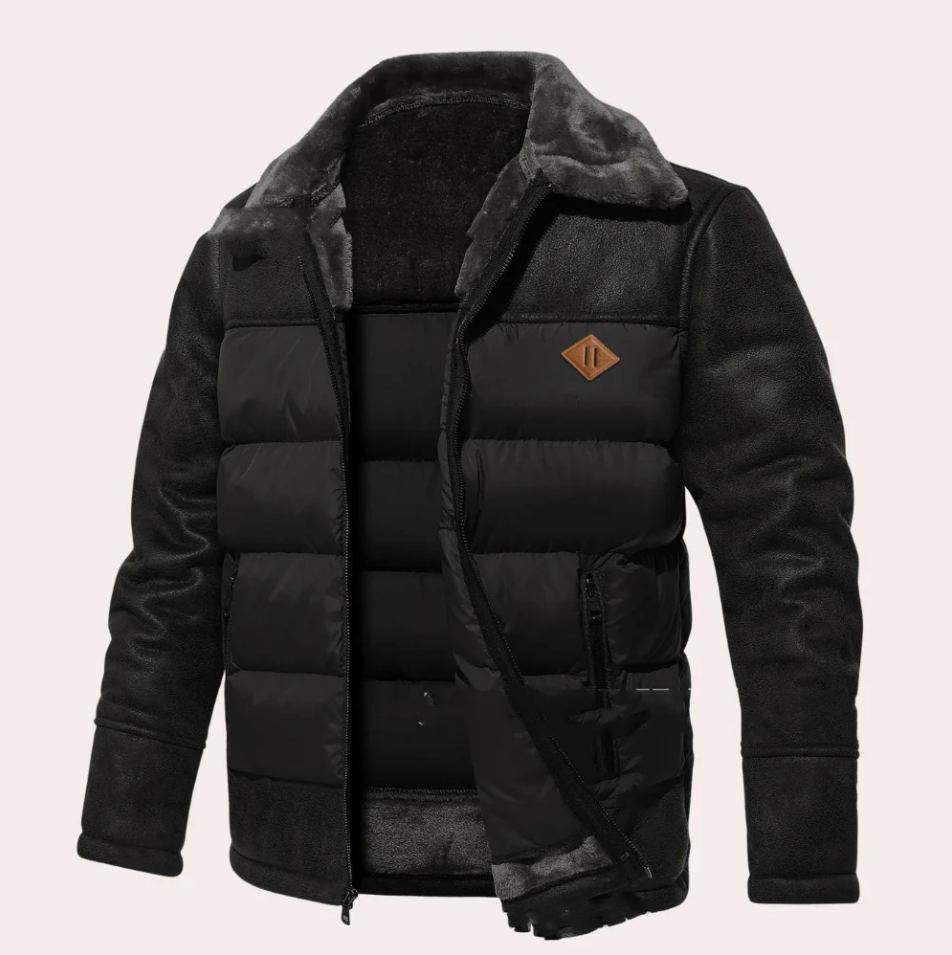 Ferran - kuschelige winterjacke für herren