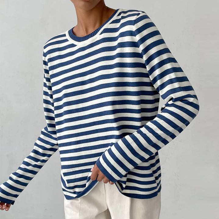 Nachsommer's gestreiftes langarmshirt