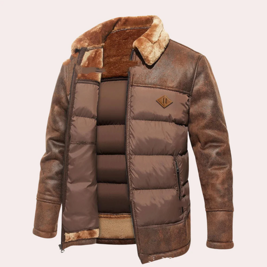 Ferran - kuschelige winterjacke für herren
