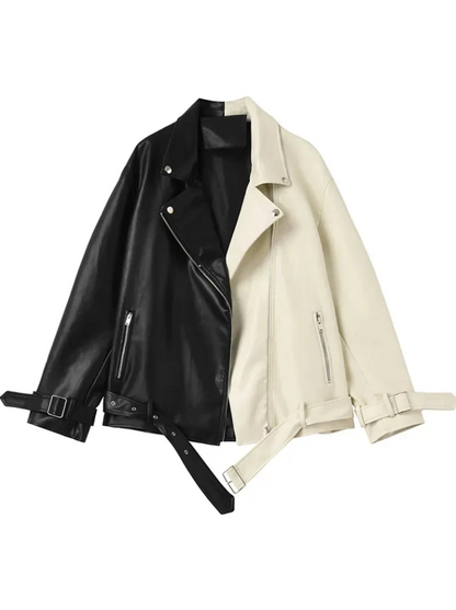 Maisie - einzigartige zweifarbige damenjacke mit modernem design