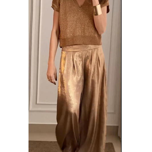 Chloe | elegant sett med topp og bukser