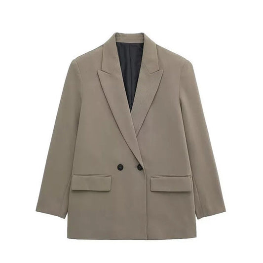 Amiah - eleganter blazer mit langen armeln und strukturiertem design