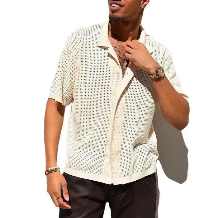 James - heklet strandbluse