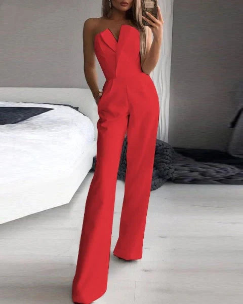 Melia - roterende ermeløs jumpsuit